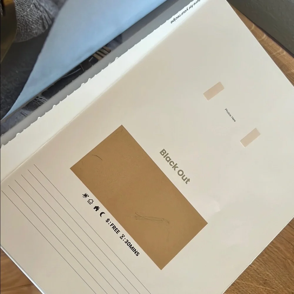 Dinner Dates Cookbook - White